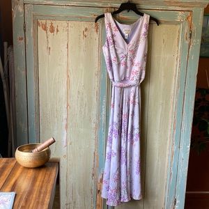 NWOT Talbots Silk Maxi Dress